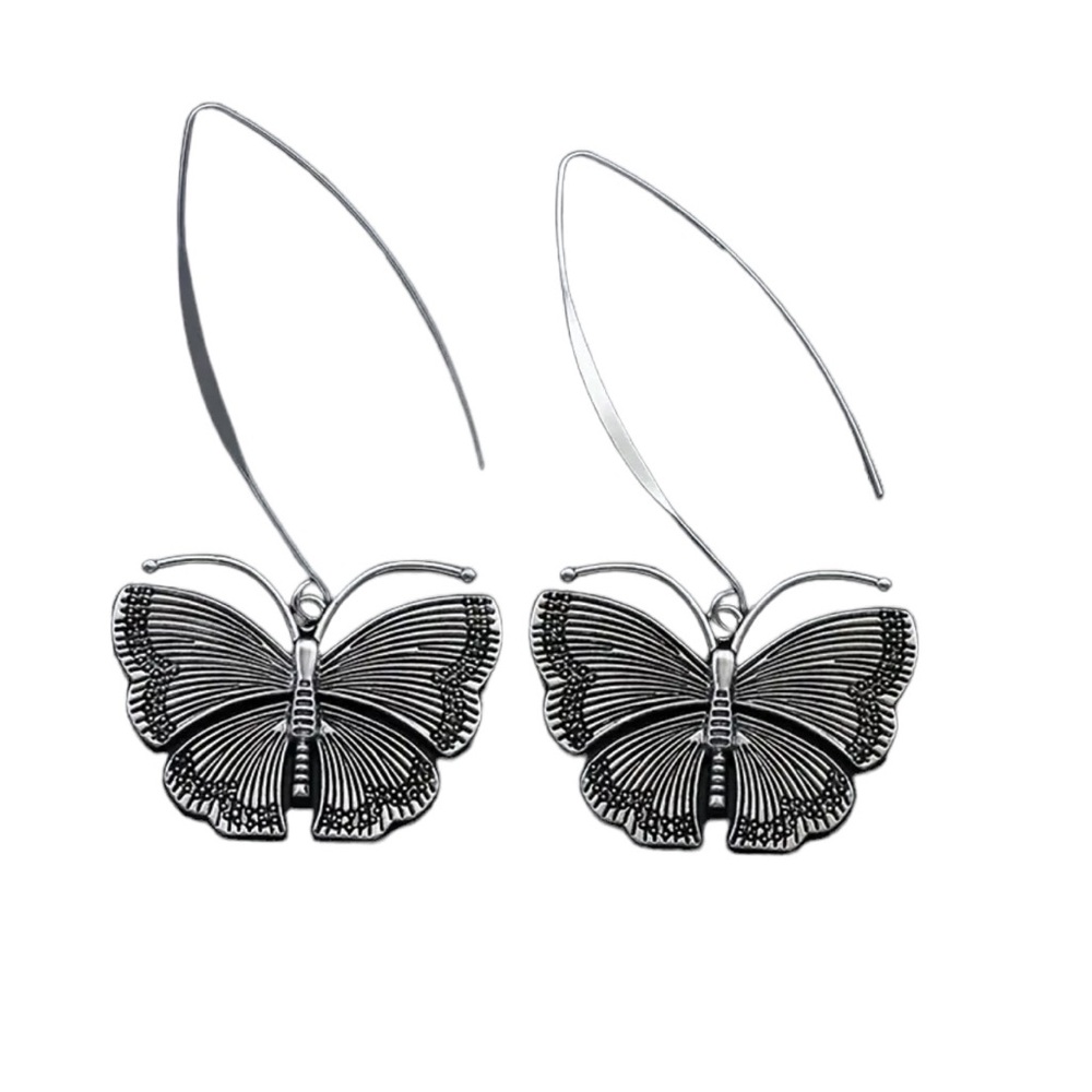 Boho Oversized Butterfly Drop Style Earrings